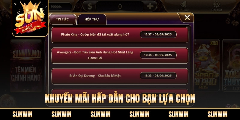 Khuyến mãi hấp dẫn cho bạn lựa chọn