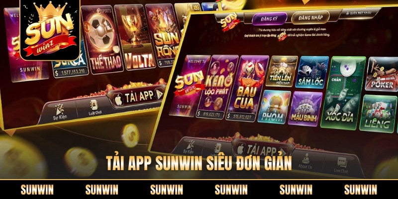 Tải app Sunwin siêu đơn giản